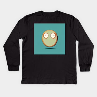 Walnut Man Kids Long Sleeve T-Shirt